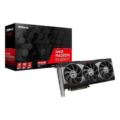 Rig khai thác 2360MHz Thẻ đồ họa không LHR Radeon RX 6800 XT 16GB GDDR6