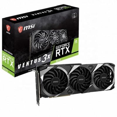 Thẻ khai thác tiền điện tử không LHR Nvidia 6PIN Geforce Rtx 3070 8gb Gddr6