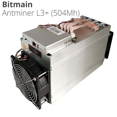 LTC DOGECOIN Antminer L3 + 504m Máy khai thác Asic Scrypt 800W Litecoin doge công cụ khai thác tiền xu