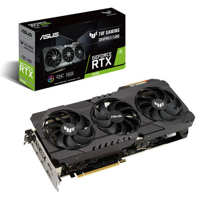 Card đồ họa chơi game DDR6X TUF RTX 3090 OC 24G GAMING 1740 1770MHz Cyberpunk